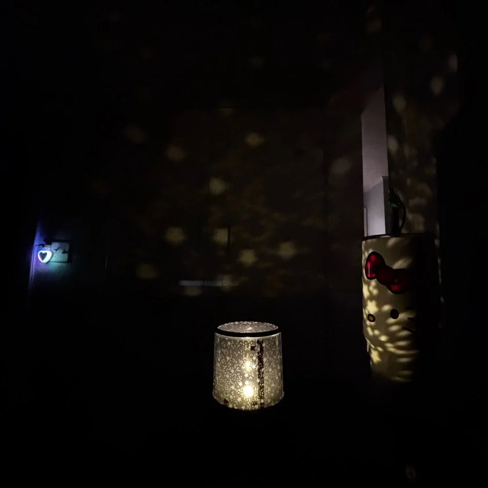 Black Starry Night Projector Lamp